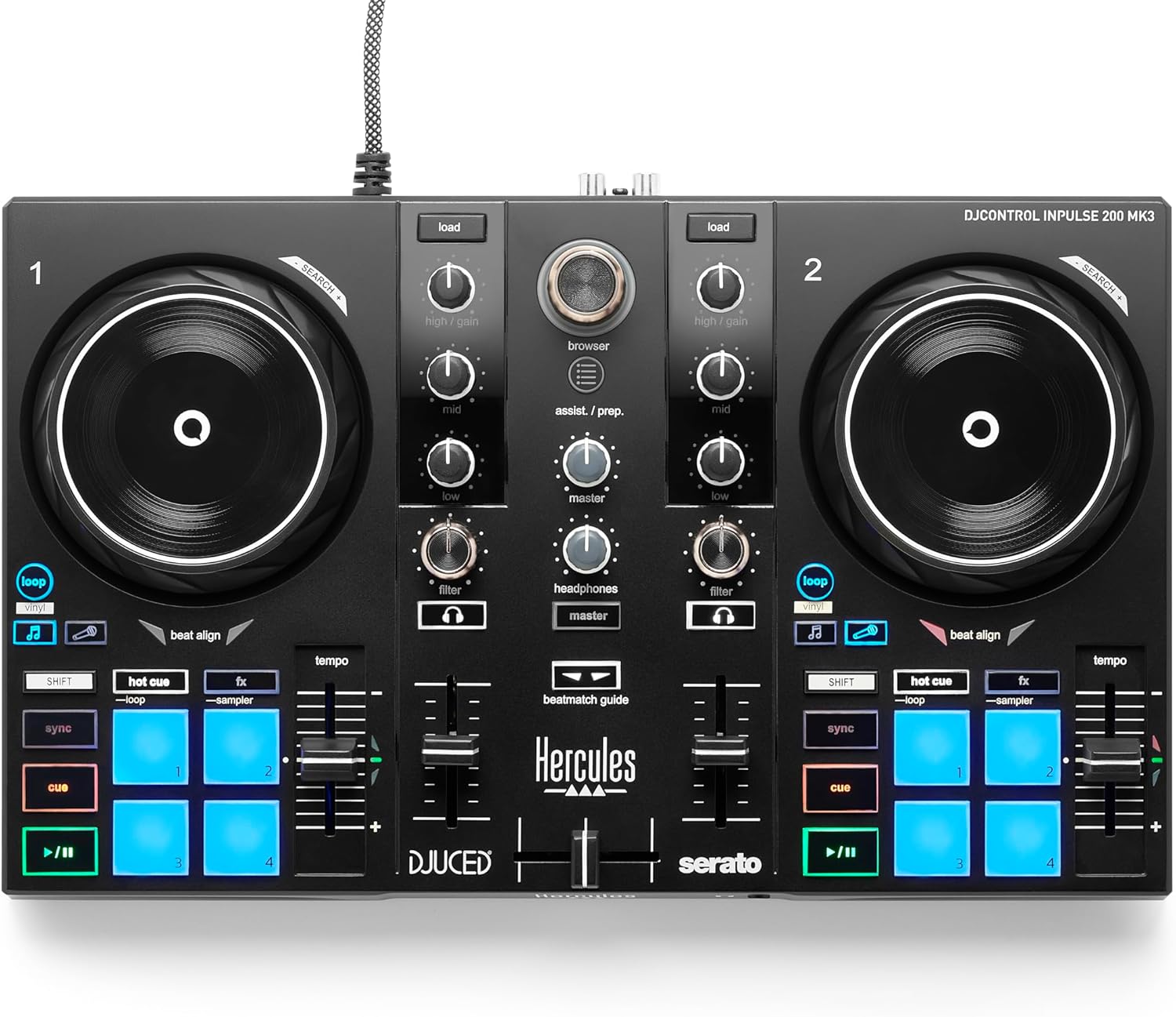 Hercules DJControl Inpulse 200 MK3の製品画像
